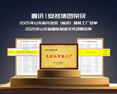 省级荣誉加冕！安然集团智能工厂成山东培育新质生产力典范