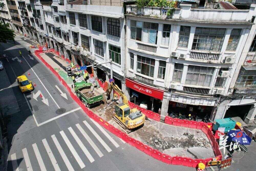 窄巷施工怕影响居民生活、商铺经营？广州水投建工集团这样破局